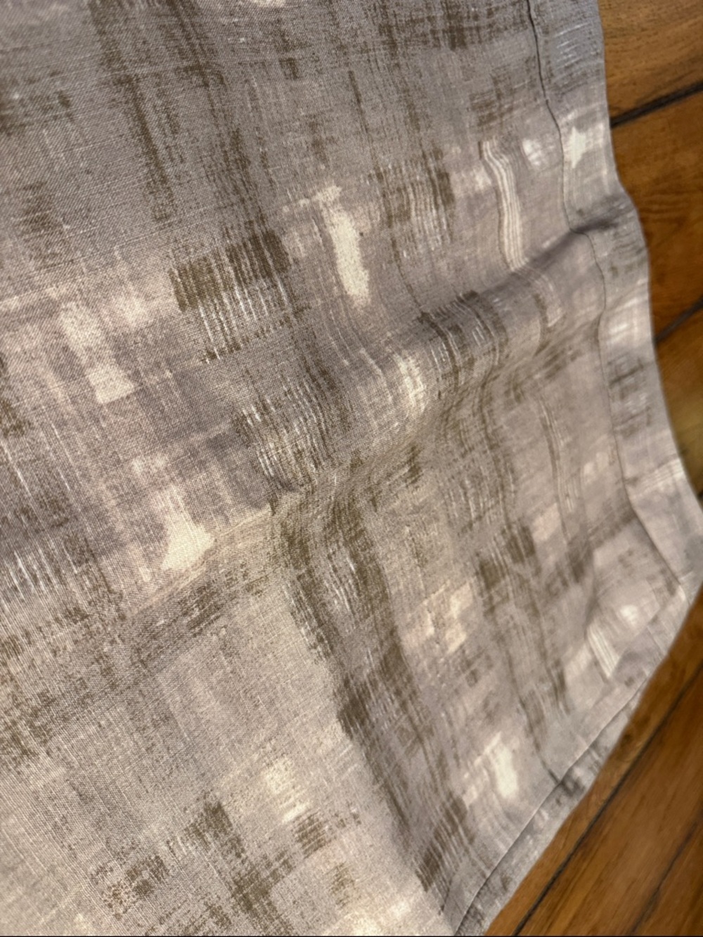 LOFT Taupe and Cream Plaid Pencil Skirt - Picture 3 of 6